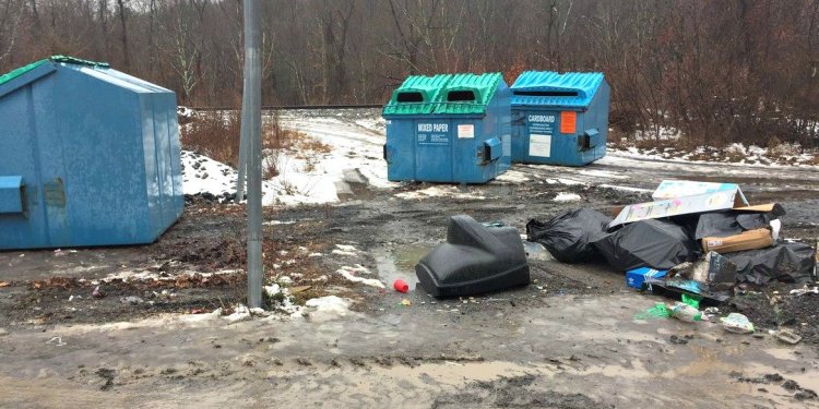 Household Trash in Wilkes-Barre Area School District Dumpsters