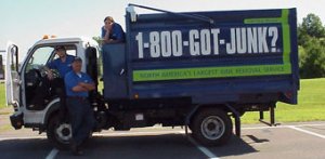 Hartford's 1-800-GOT-JUNK? trash hauling team